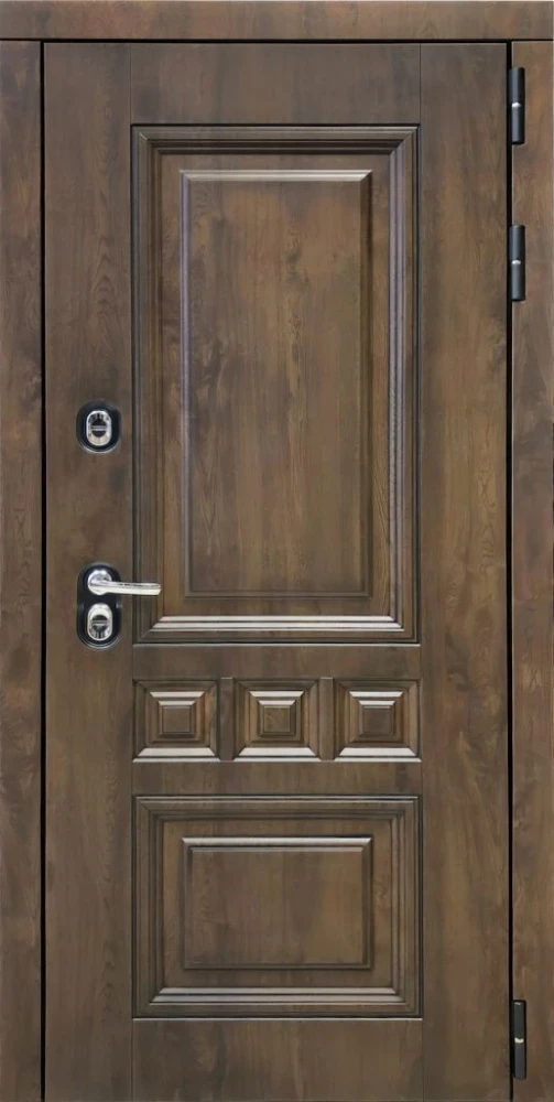 Входная дверь ДвериПРО Аура ФЛ-185 (10мм, ПВХ ясень белый) DPRO204557 внешняя сторона